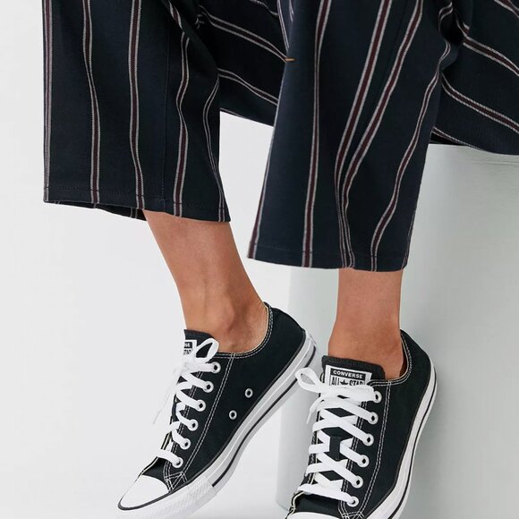 Converse Women's Chuck Taylor All Star Low Top Sneaker- BLACK - Picture 5 of 10